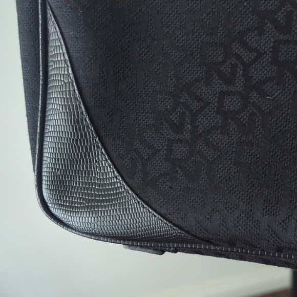 DKNY Black Stylish Slim Canvas Tote Bag - Picture 5 of 5